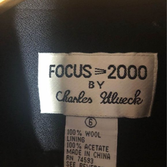 Vintage Quilted Blazer Jacket Focus 2000 - Picture 13 of 14